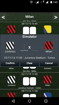 Table Italian League 19/20 android App screenshot 0